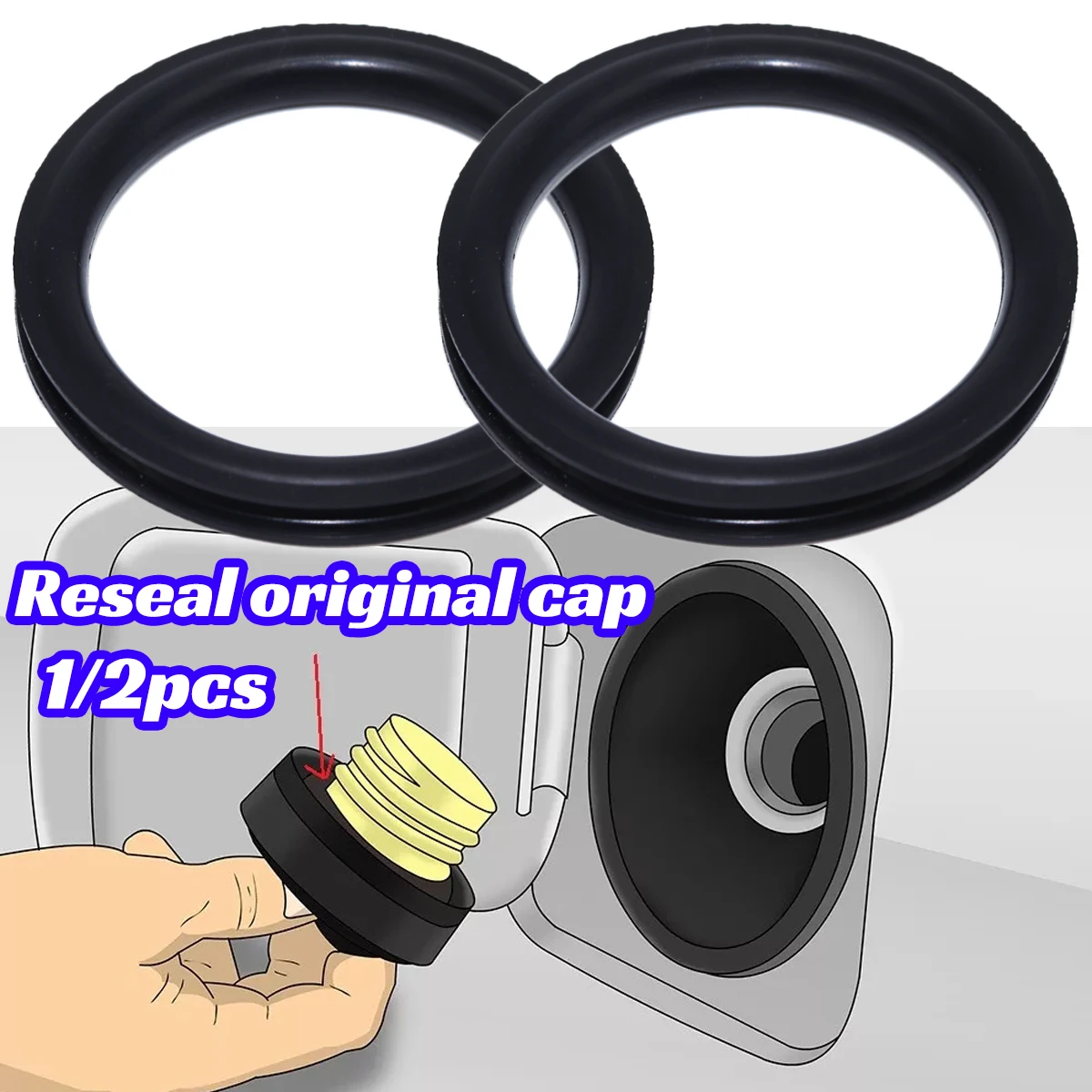 Tank O-Ring Seal - 1/2 Uds sello de tapa de