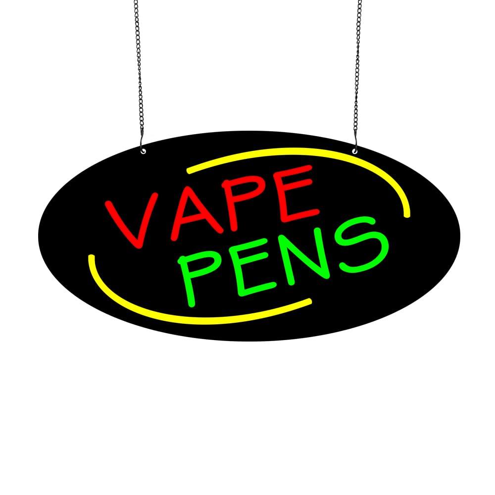 Vaping Store - Letrero Luminoso LED Regulable con Diseño
