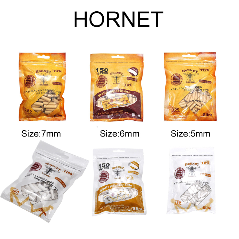 Weed Vaping Accessories - HORNET DANGER Filtros de Papel Natural