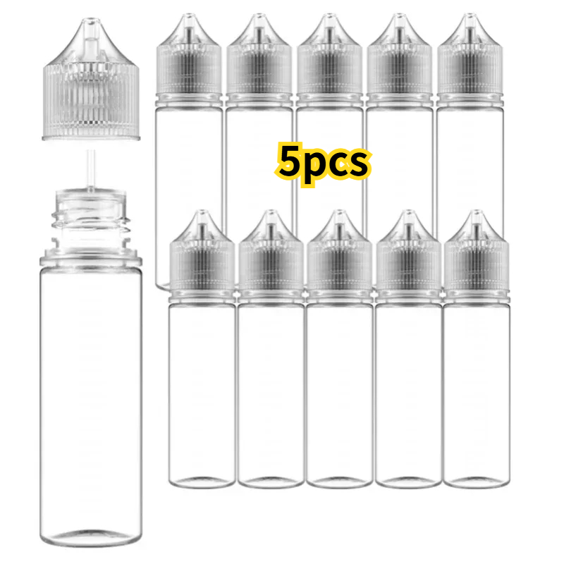 Vaping Area - 5 uds 30ml-120ml PET botellas cuentagotas