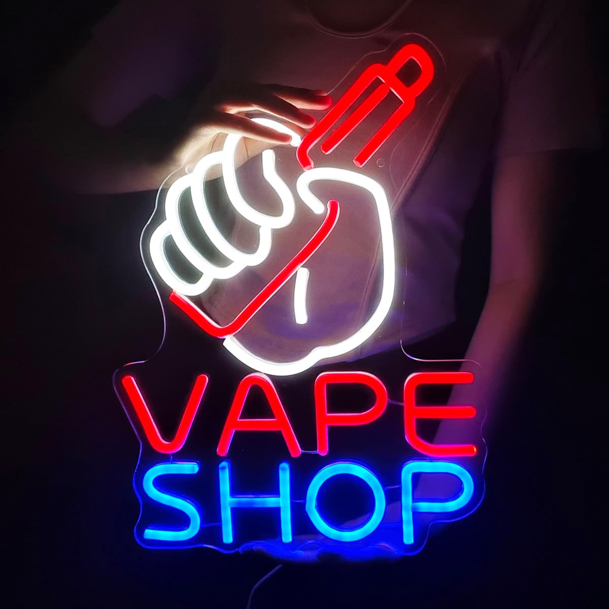 Vaping Store - Letrero de Neón para Tienda de