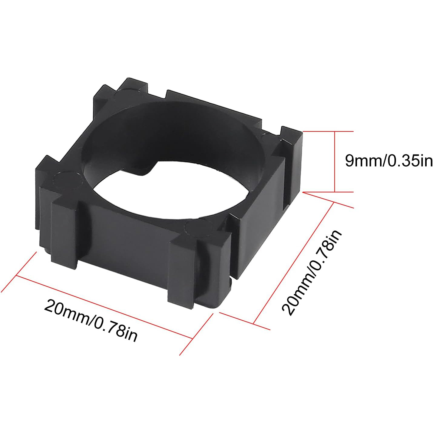 Soporte de batería 18650 de pl - Battery Case Storage reseña y precio