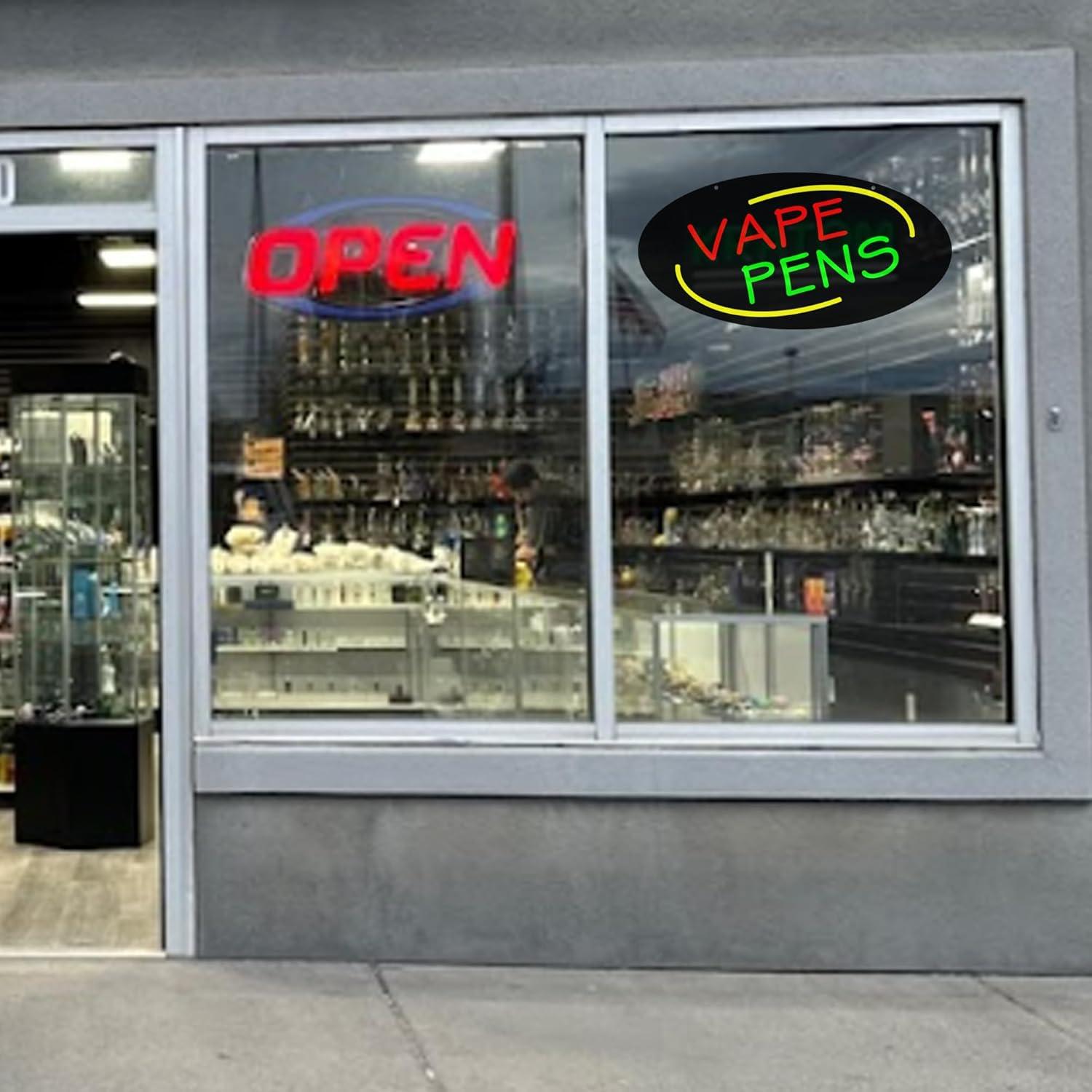 Letrero Luminoso LED Regulable - Vaping Store reseña y precio