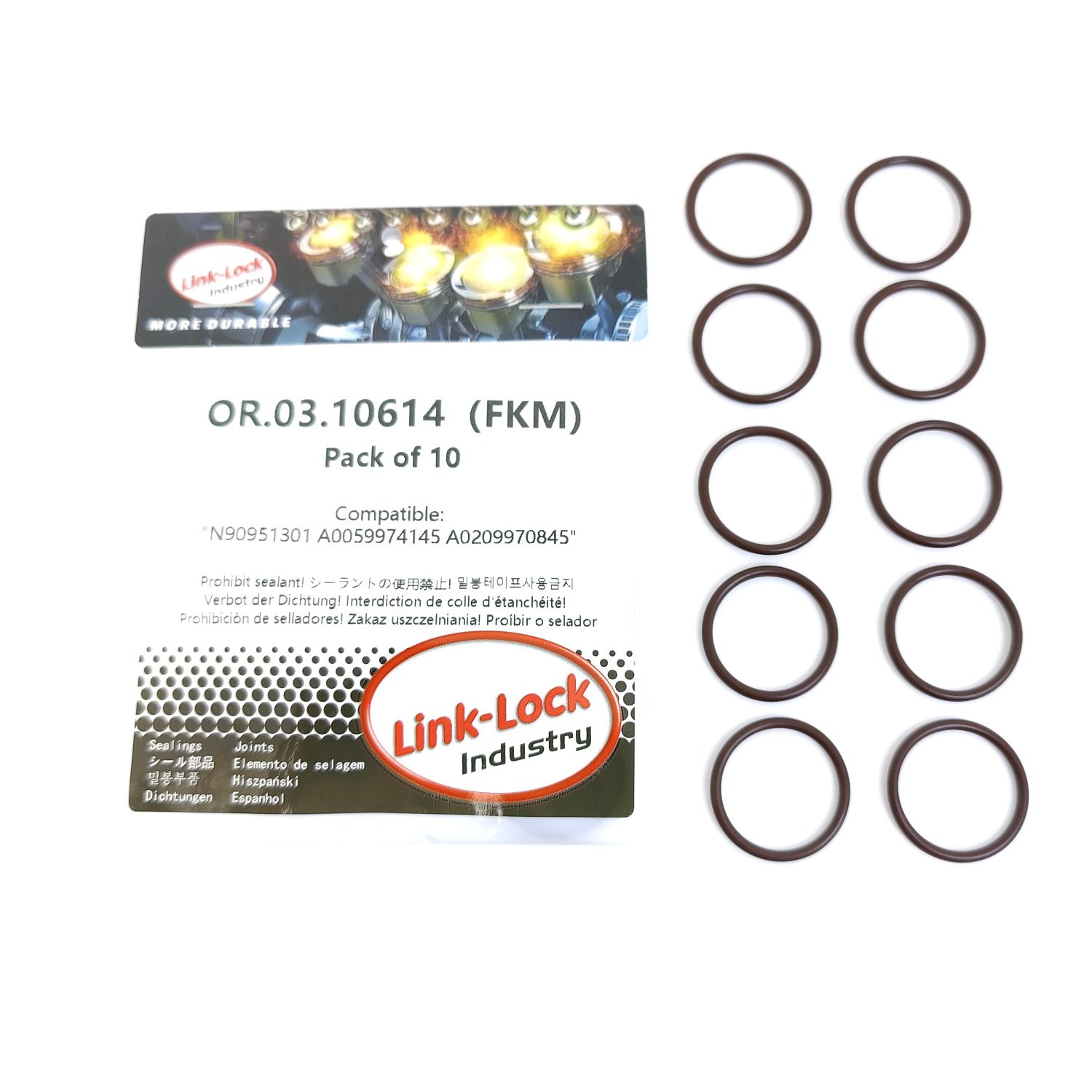 Kit de 10 Juntas Tóricas de Se - Tank O-Ring Seal reseña y precio