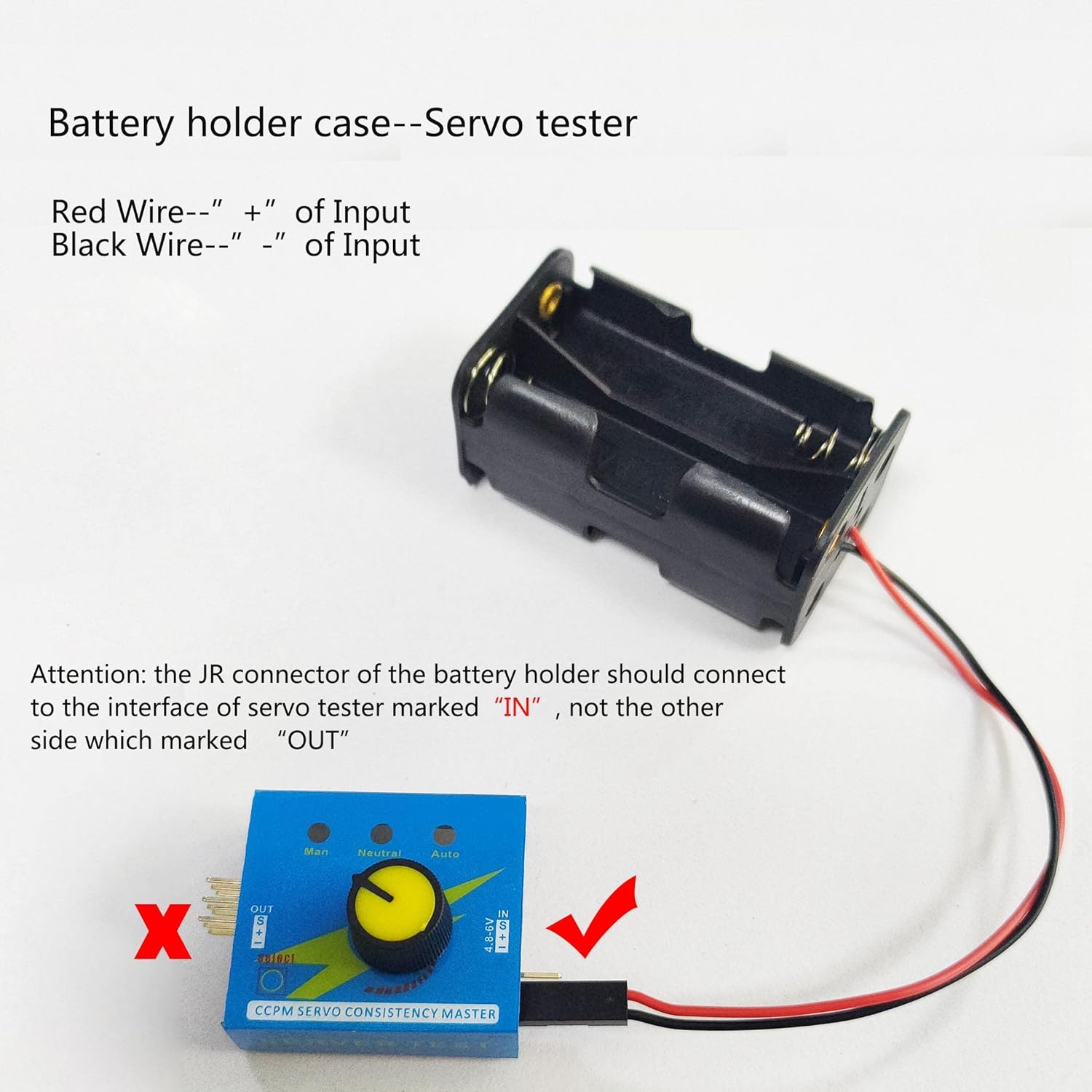 Servobador Digital de 3 canale - Battery Case Storage reseña y precio