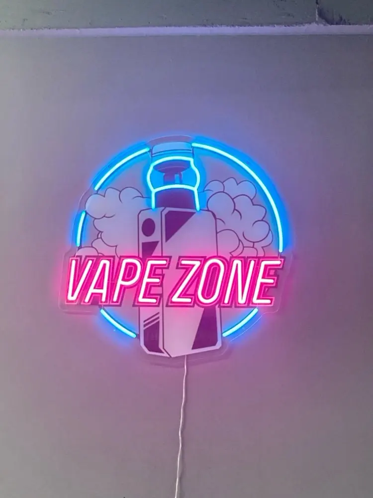Letrero de neón de vapeo de ci - Vaping Store reseña y precio