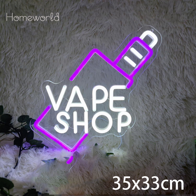 VAPE Shop-letrero de neón para - Vaping Store reseña y precio