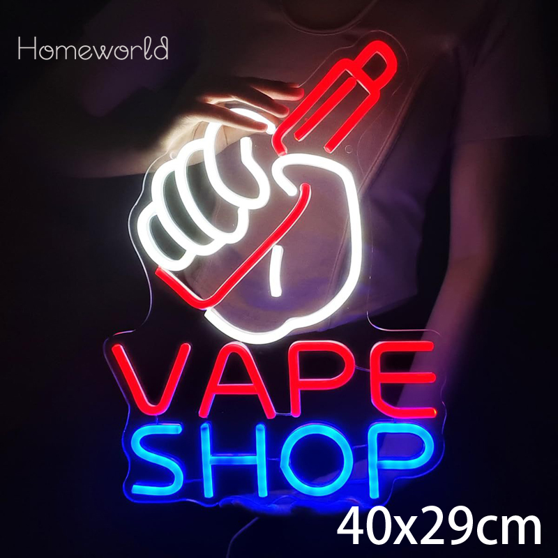 VAPE Shop-letrero de neón para - Vaping Store reseña y precio