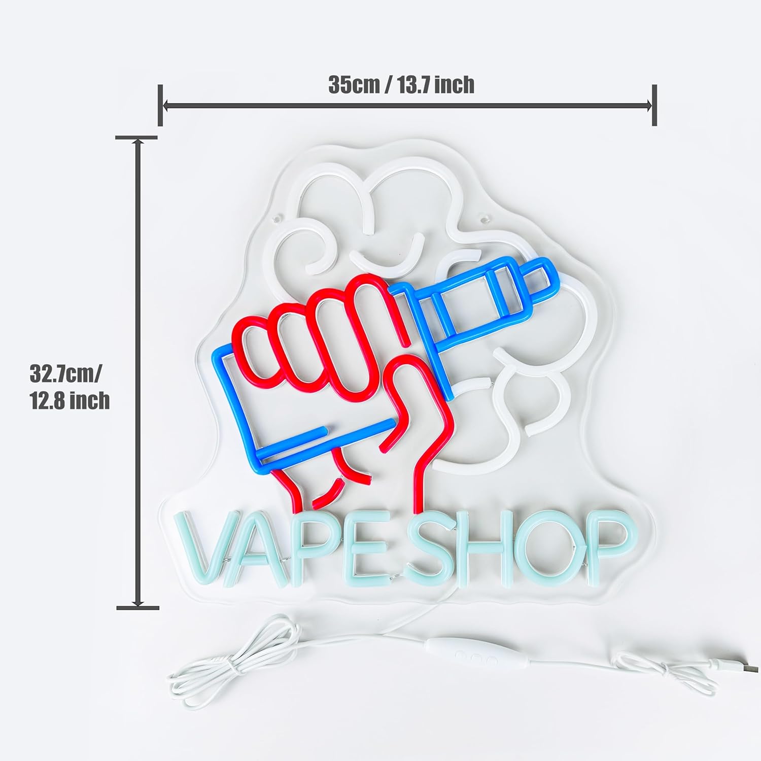 Letreros de neón LED para tien - Vaping Store reseña y precio
